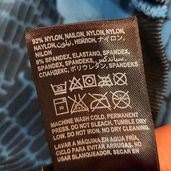 Bebe Blue Mini Bodycon Dress size S - Picture 7 of 10